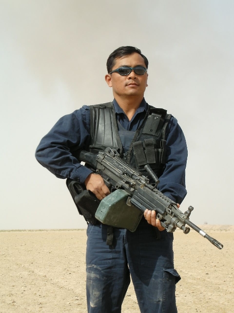 Dan wanted a cool pic so he could impress the girls back home