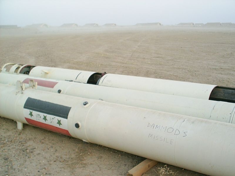 Ok, Dammod - here's your own personal SAM2 missile, complete with Iraqi flag